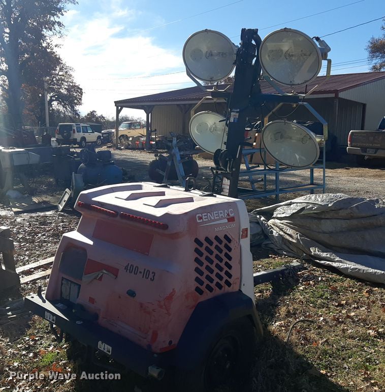 image for item LX9904 2016 Generac Magnum light plant