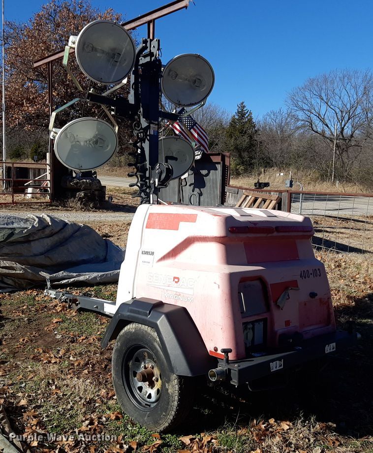image for item LX9904 2016 Generac Magnum light plant