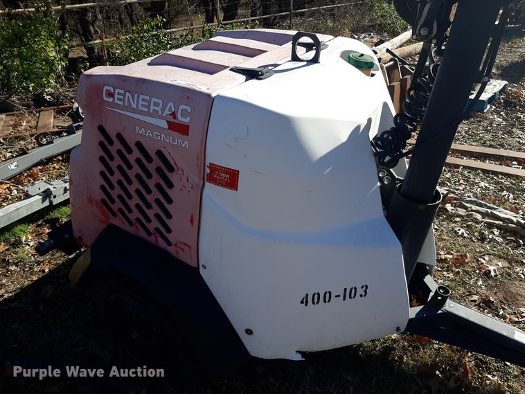 image for item LX9904 2016 Generac Magnum light plant