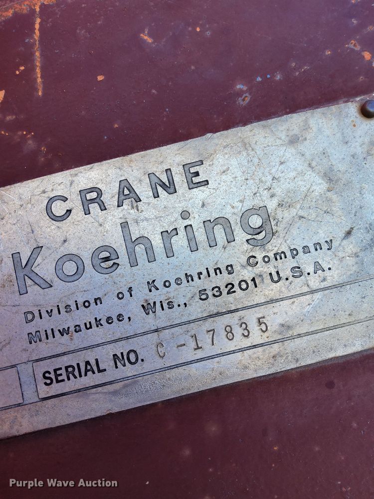 image for item LX9935 1976 Koehring 440  crane