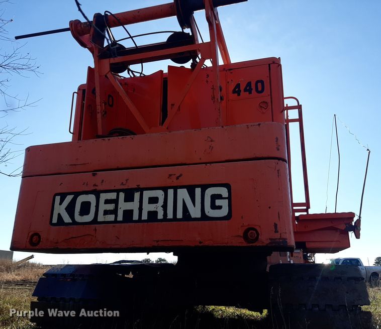 image for item LX9936 1971 Koehring 440  crane