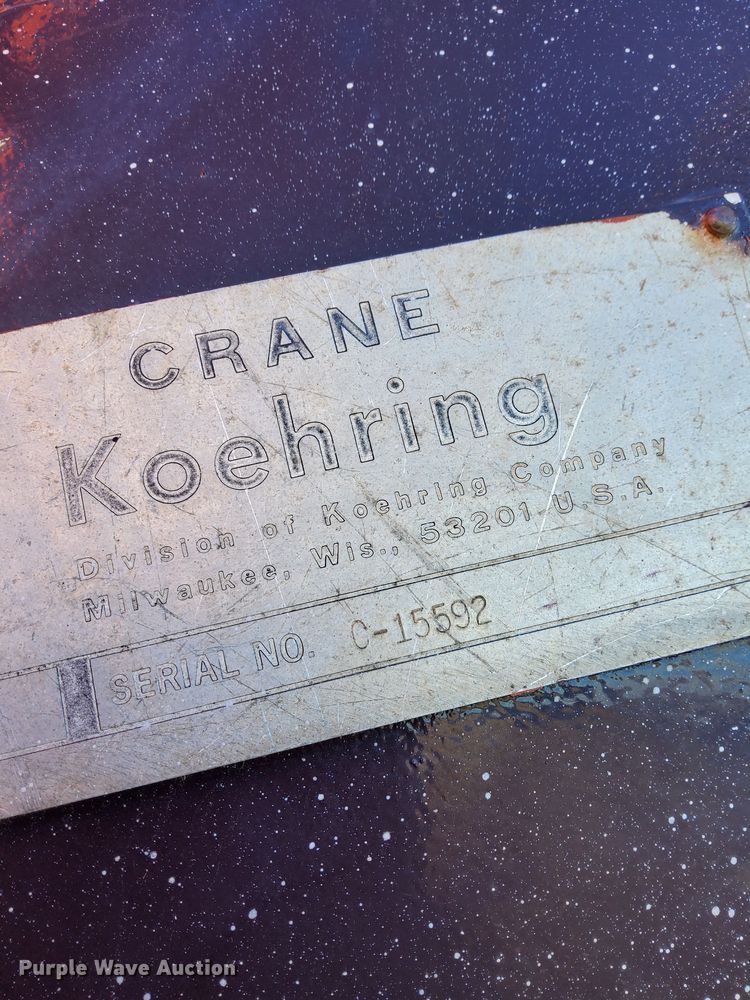 image for item LX9936 1971 Koehring 440  crane