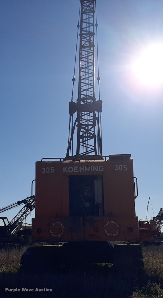 image for item LX9937 1965 Koehring 305  crane