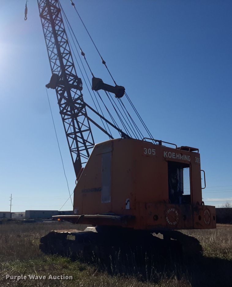 image for item LX9937 1965 Koehring 305  crane