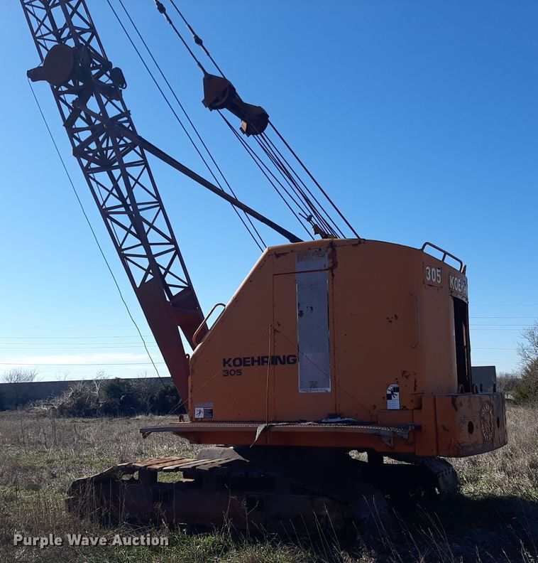 image for item LX9937 1965 Koehring 305  crane