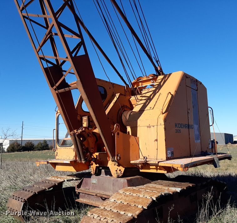 image for item LX9937 1965 Koehring 305  crane