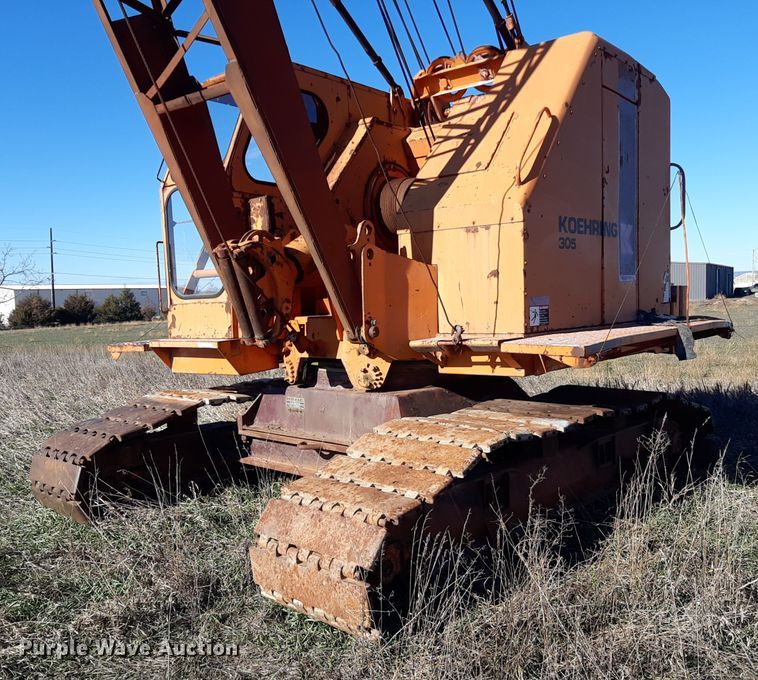 image for item LX9937 1965 Koehring 305  crane