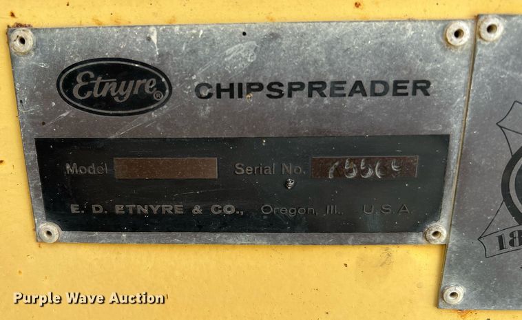 image for item MH9947 Etnyre  chip spreader