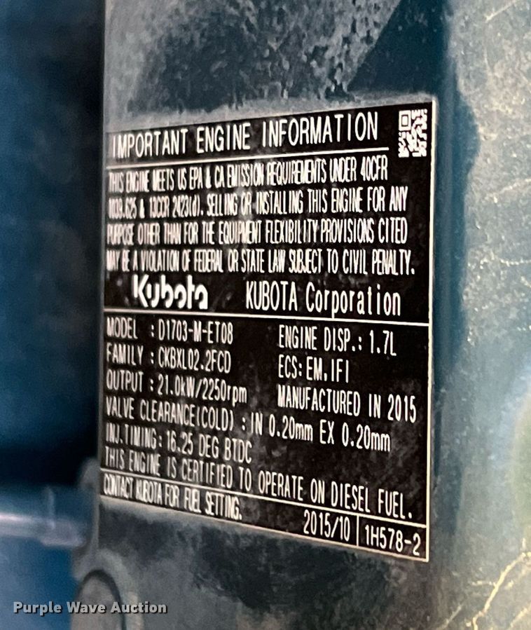 image for item MH9967 2016 Kubota KX91-3  mini excavator