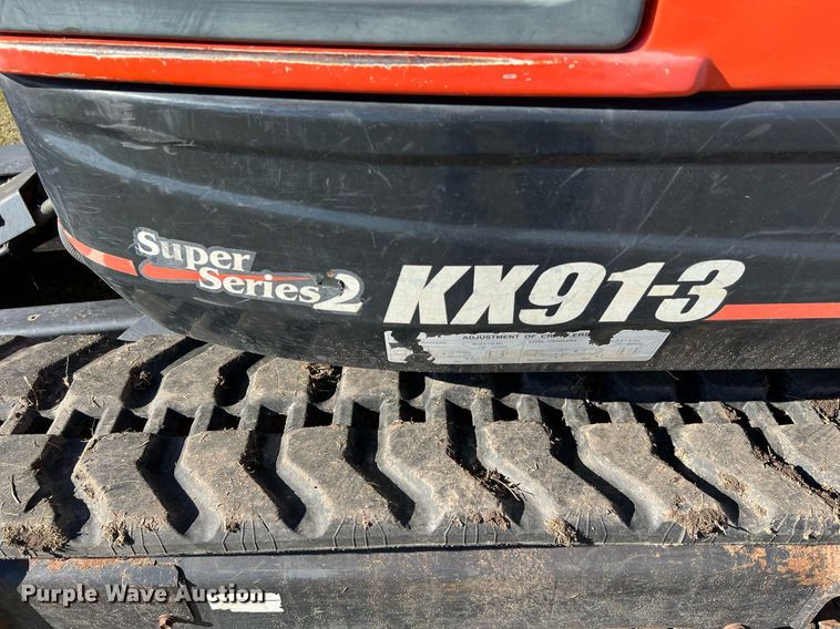 image for item MH9967 2016 Kubota KX91-3  mini excavator