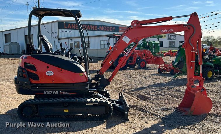 image for item MH9972 2022 Kubota KX71-3R1  mini excavator