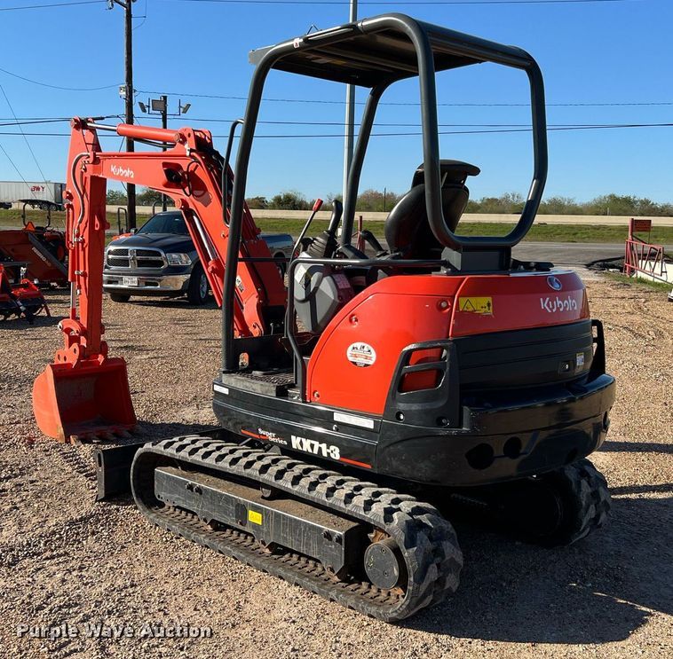image for item MH9972 2022 Kubota KX71-3R1  mini excavator