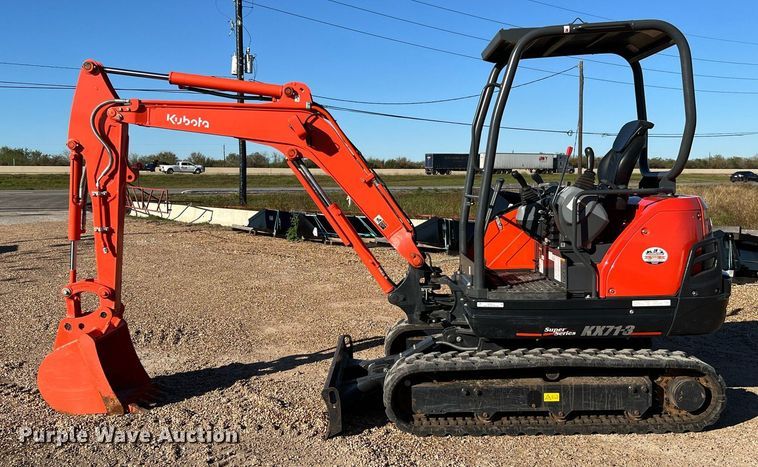 image for item MH9972 2022 Kubota KX71-3R1  mini excavator