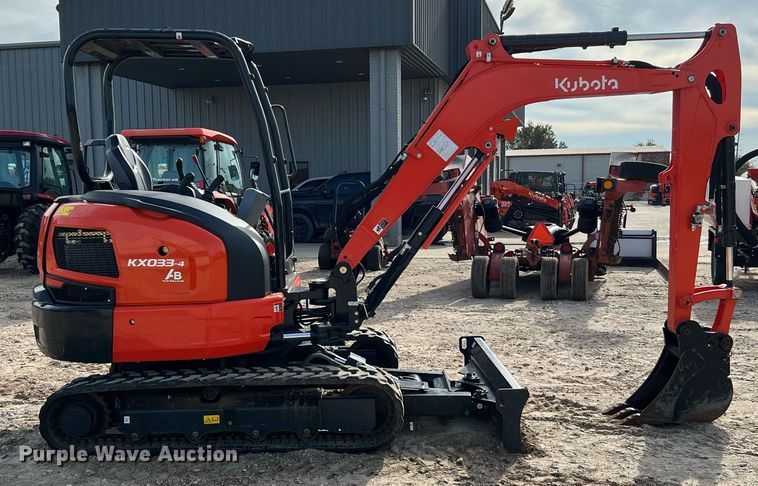 image for item MH9975 2022 Kubota KX033-4R1A  mini excavator