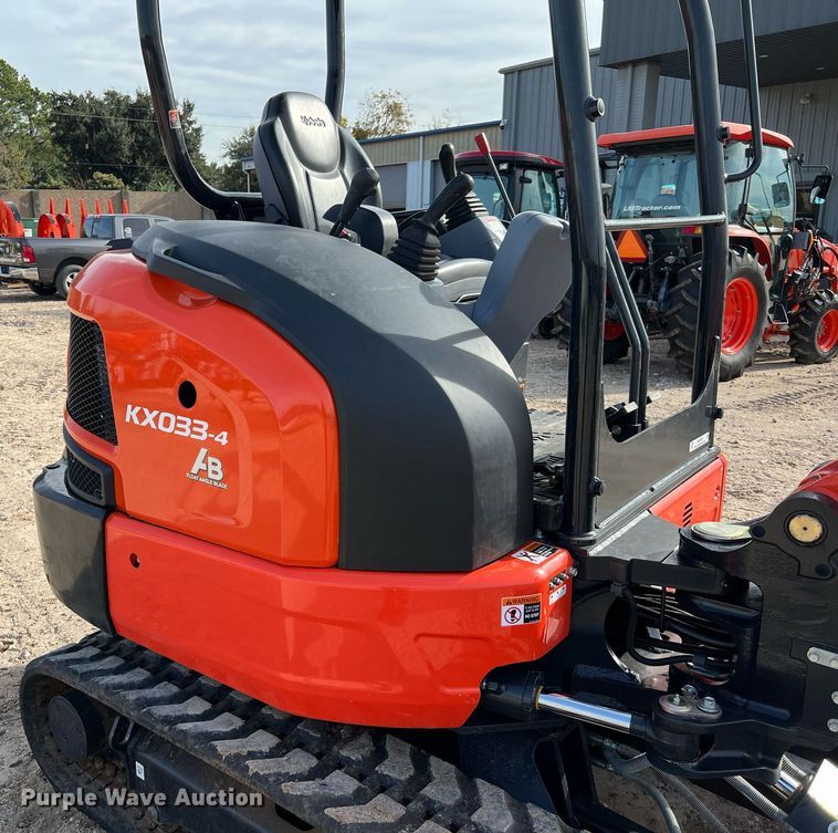 image for item MH9975 2022 Kubota KX033-4R1A  mini excavator