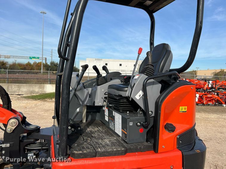 image for item MH9975 2022 Kubota KX033-4R1A  mini excavator