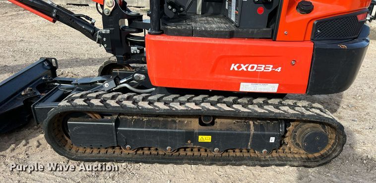 image for item MH9975 2022 Kubota KX033-4R1A  mini excavator