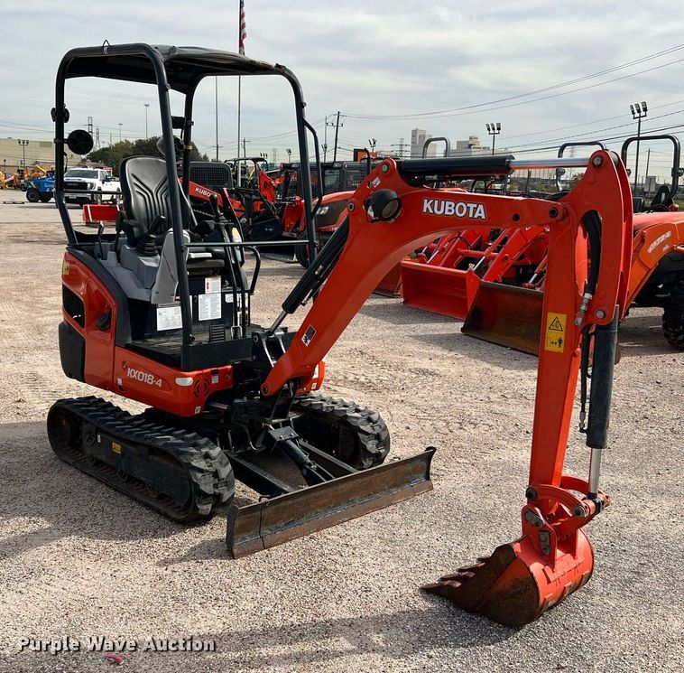 image for item MH9982 2019 Kubota KX018-4R1  mini excavator