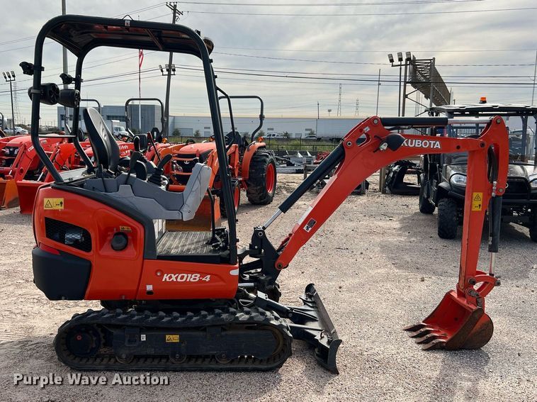 image for item MH9982 2019 Kubota KX018-4R1  mini excavator