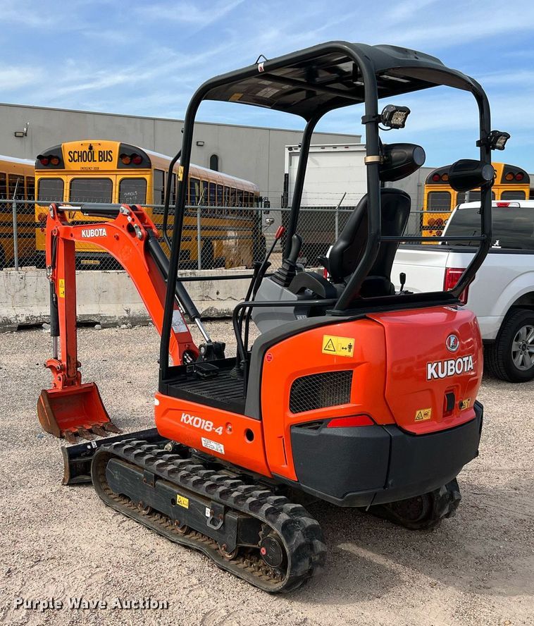 image for item MH9982 2019 Kubota KX018-4R1  mini excavator