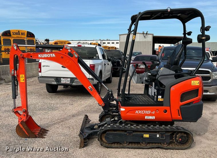 image for item MH9982 2019 Kubota KX018-4R1  mini excavator