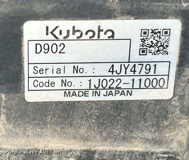 image for item MH9982 2019 Kubota KX018-4R1  mini excavator