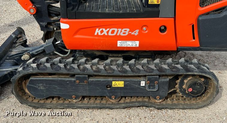 image for item MH9982 2019 Kubota KX018-4R1  mini excavator