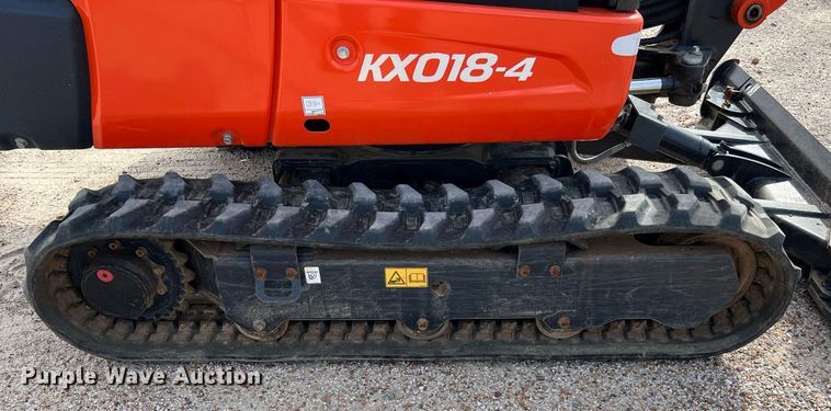 image for item MH9982 2019 Kubota KX018-4R1  mini excavator