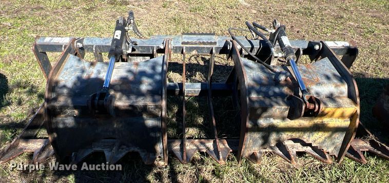 image for item MH9986 Brush Grapple XHD84-6  skid steer grapple bucket