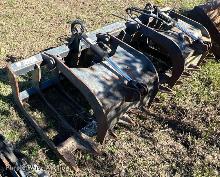 image for item MH9986 Brush Grapple XHD84-6  skid steer grapple bucket