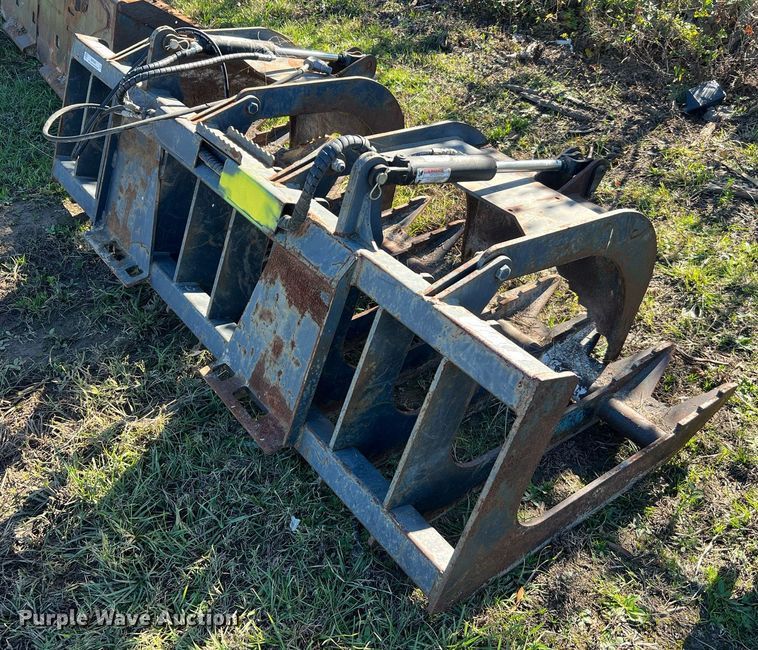 image for item MH9986 Brush Grapple XHD84-6  skid steer grapple bucket