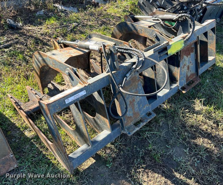 image for item MH9986 Brush Grapple XHD84-6  skid steer grapple bucket