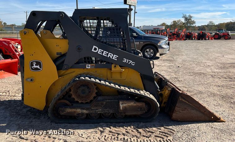 image for item MH9997 2017 John Deere 317G  tracked skid steer loader