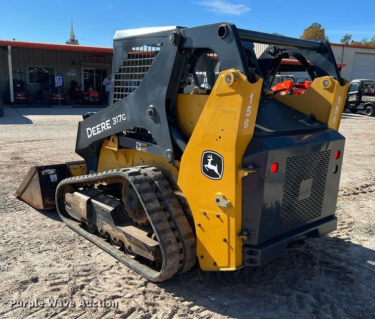 image for item MH9997 2017 John Deere 317G  tracked skid steer loader