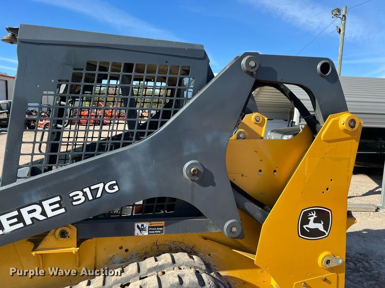 image for item MH9997 2017 John Deere 317G  tracked skid steer loader