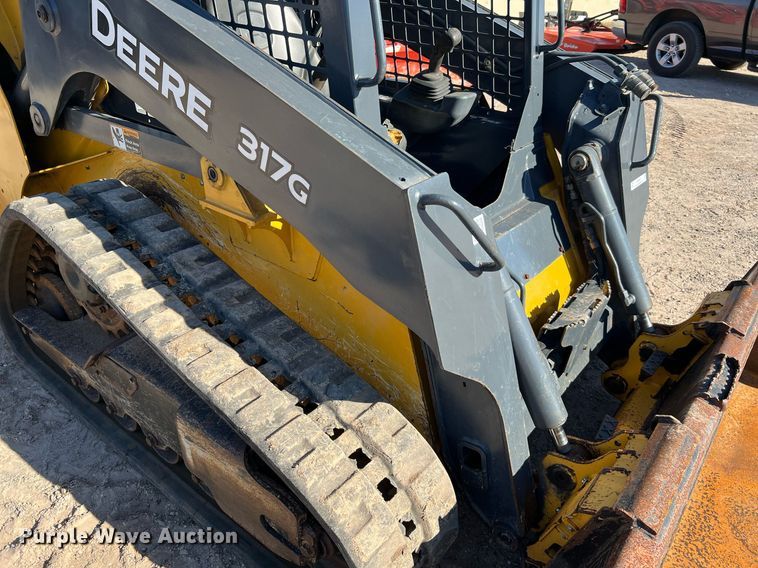 image for item MH9997 2017 John Deere 317G  tracked skid steer loader