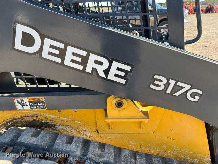 image for item MH9997 2017 John Deere 317G  tracked skid steer loader