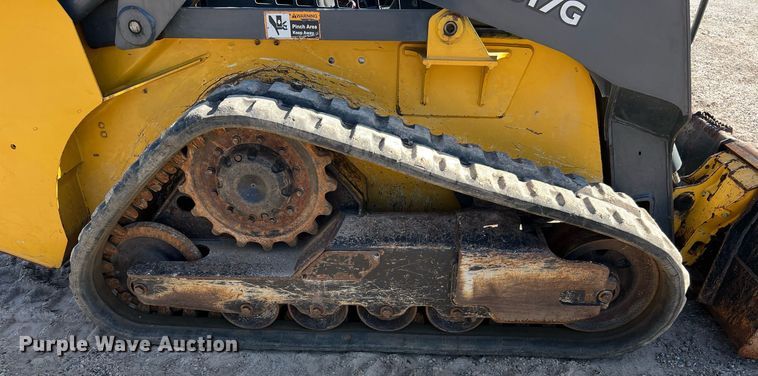 image for item MH9997 2017 John Deere 317G  tracked skid steer loader