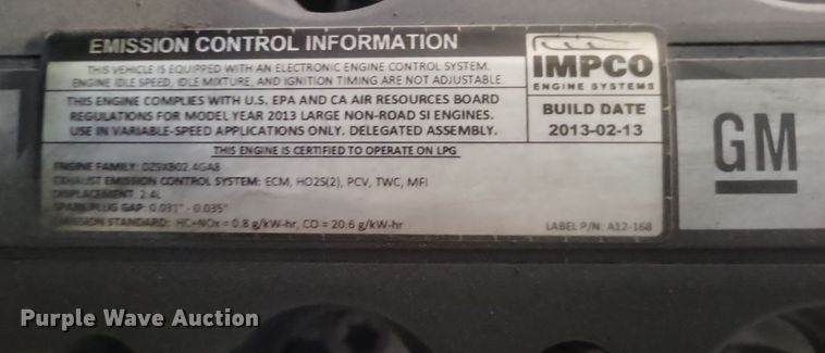 image for item MI9865 2013 Hyster H70FT  forklift