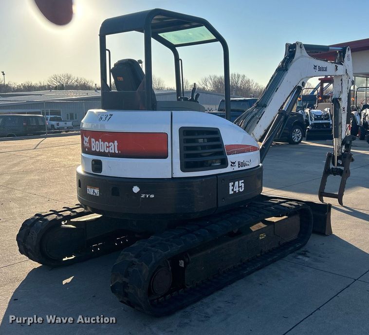 image for item MO9128 2012 Bobcat E45  mini excavator