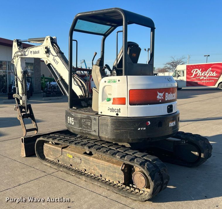 image for item MO9128 2012 Bobcat E45  mini excavator