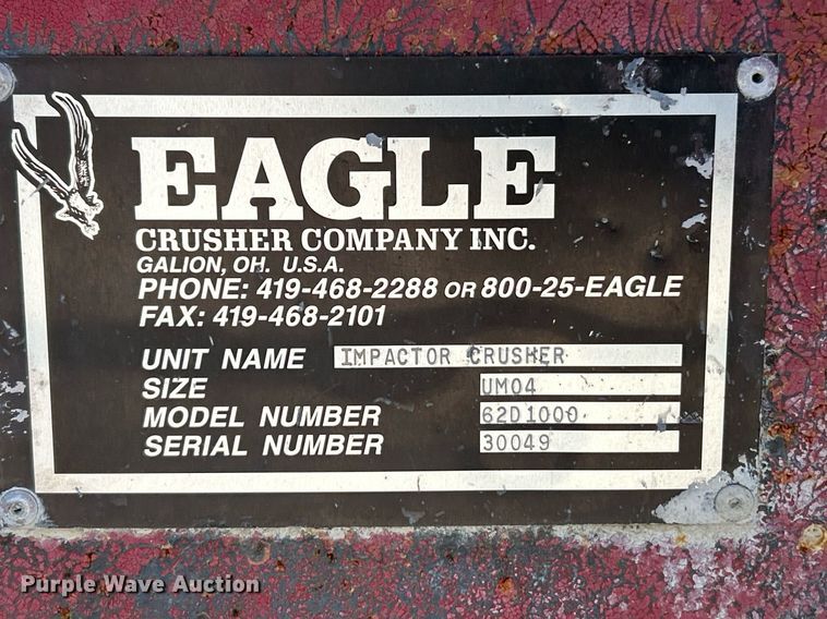 image for item NE9550 Eagle 33D7836  crusher