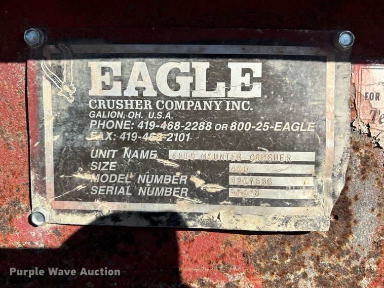 image for item NE9550 Eagle 33D7836  crusher