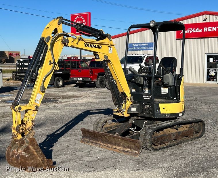 image for item NE9553 2019 Yanmar ViO25-6A  mini excavator