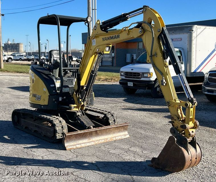 image for item NE9553 2019 Yanmar ViO25-6A  mini excavator