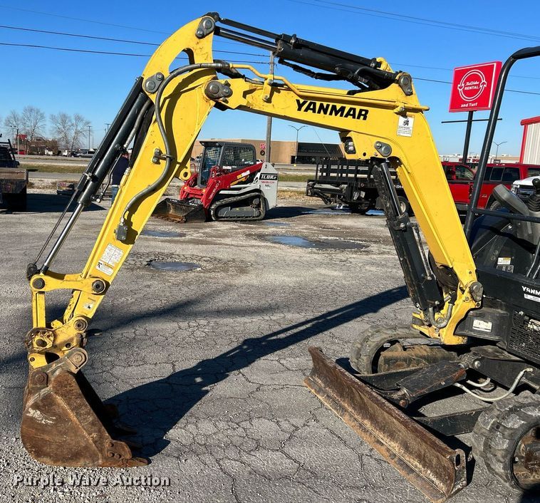 image for item NE9553 2019 Yanmar ViO25-6A  mini excavator