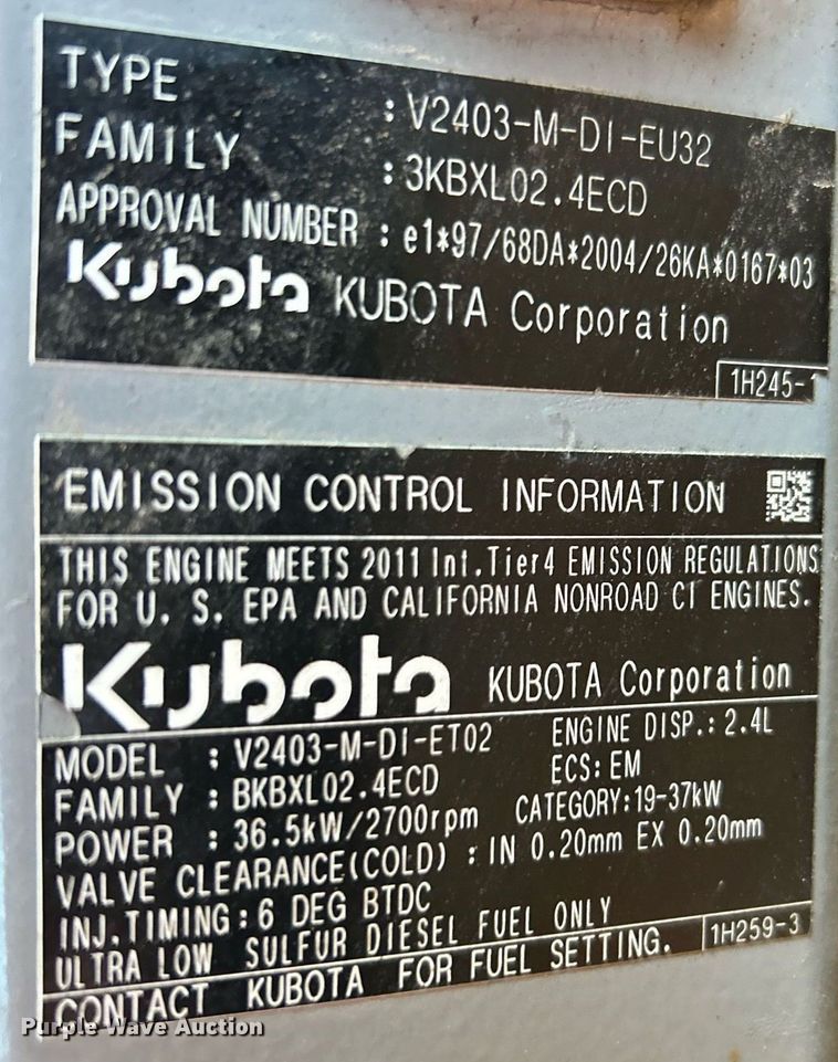 image for item NE9554 2012 Bobcat S175  skid steer loader