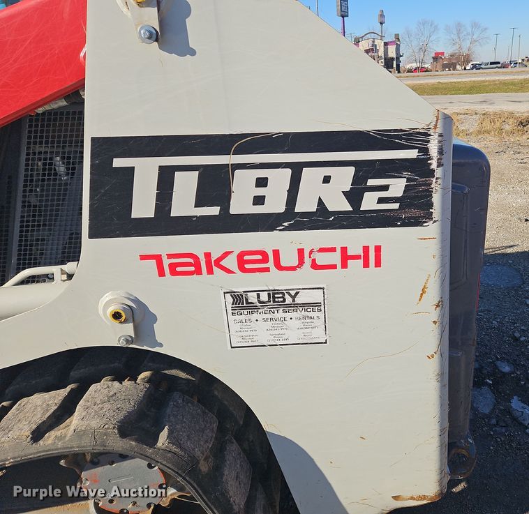 image for item NE9556 2022 Takeuchi TL8R-2  tracked skid steer loader