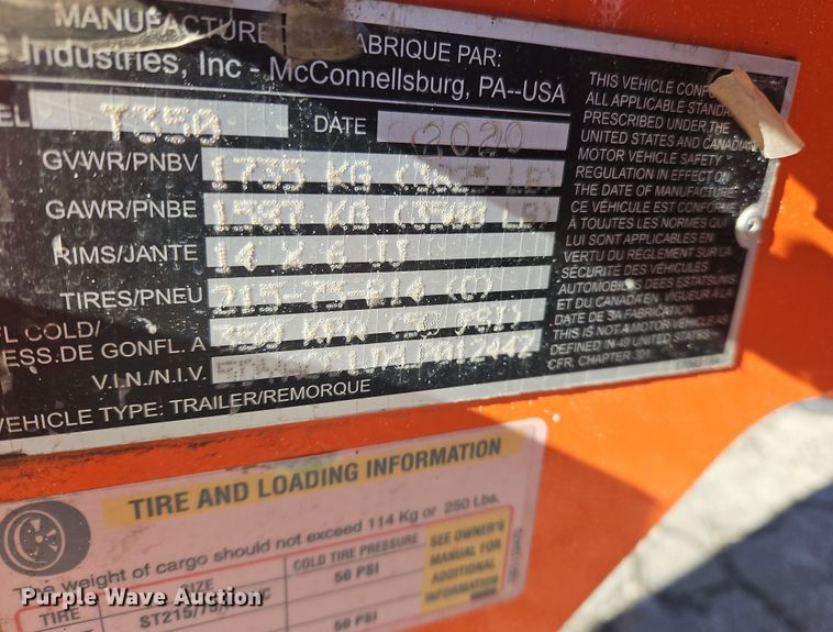 image for item NE9564 2020 JLG T350  boom lift