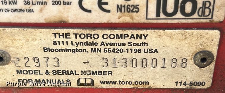 image for item NE9575 2013 Toro TRX-20  trencher